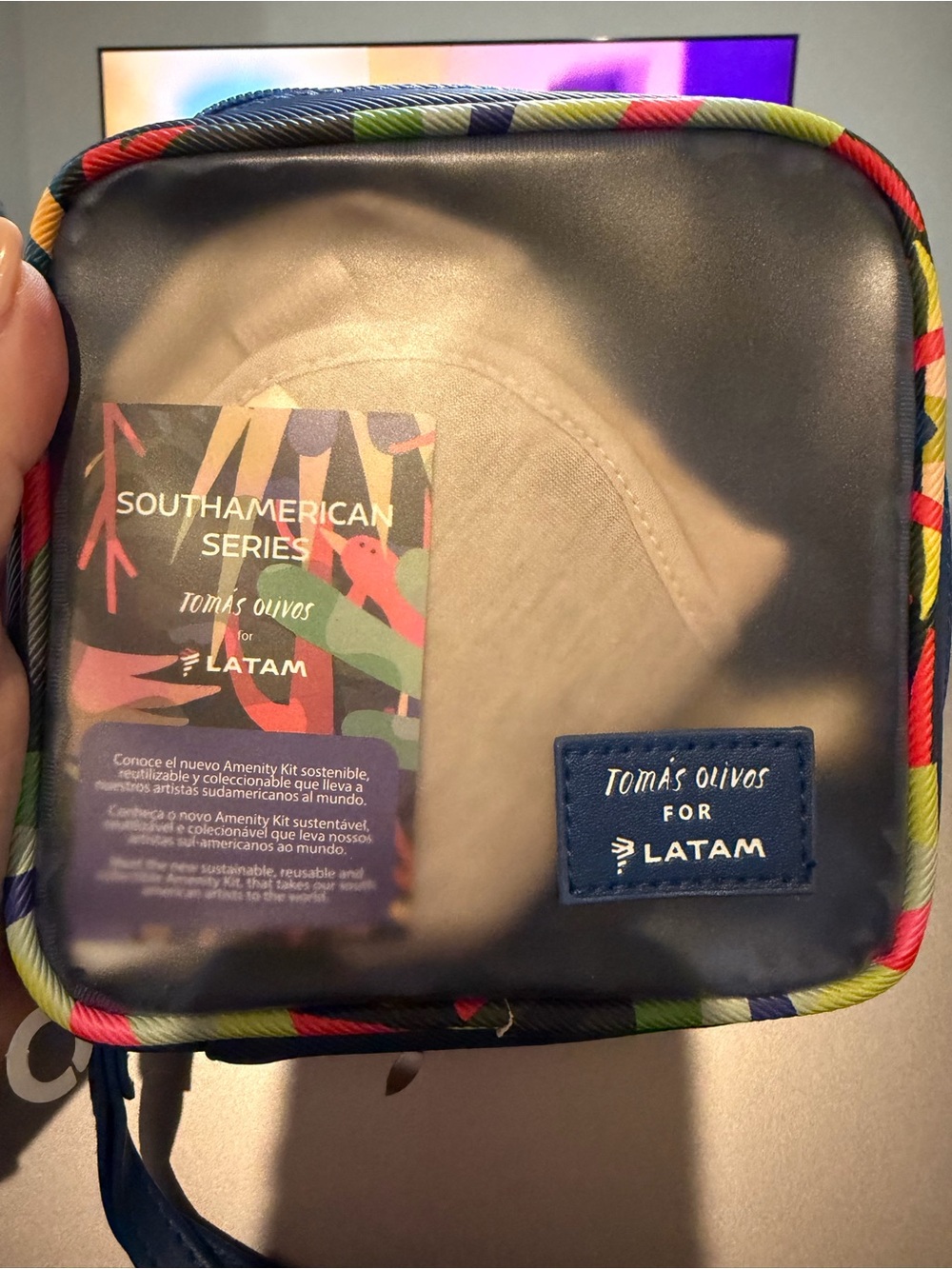 LATAM Business Class Amenity Kit - Limited Edition Tomás Olivos NEW Sealed